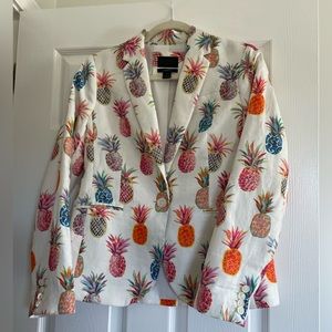 JCrew Collection Linen Blazer